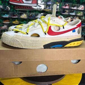 Nike Blazer Low ‘77 Off-White University Red Size 10.5M/12W